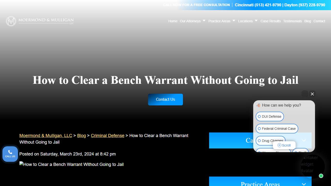 How to Clear a Bench Warrant Without Going to Jail