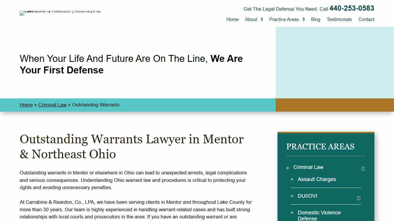 Mentor OH Outstanding Warrants Attorneys | Ohio Arrest Warrants, Bench Warrants